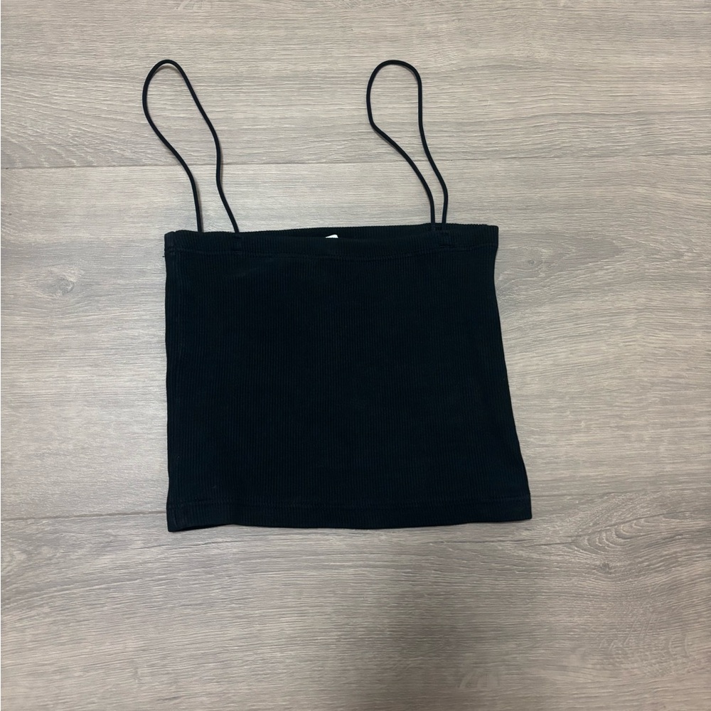 Zara Charcoal Spaghetti Strap Top